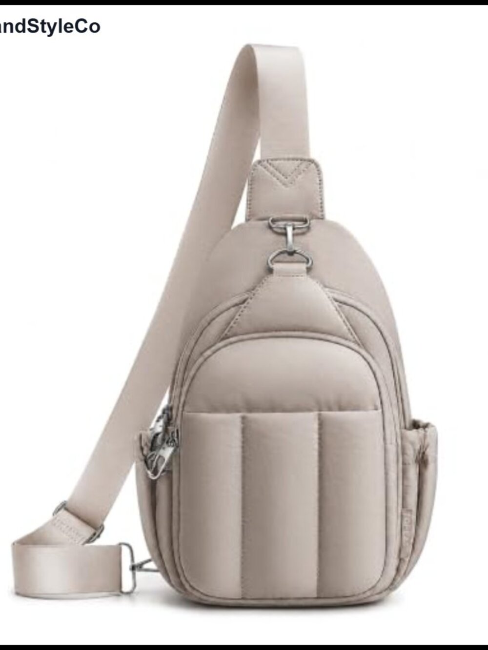 Anti-Theft Crossbody Sling Bag Women Travel Purse Puffer